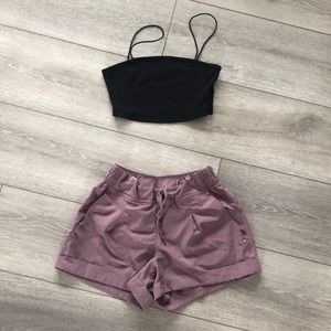 Mondetta shorts XS-Petite. Shein Crop Top XS